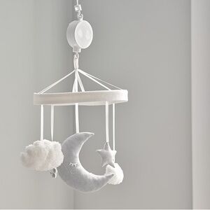 Pottery Barn Skye Moon & Stars Musical Baby Crib Mobile